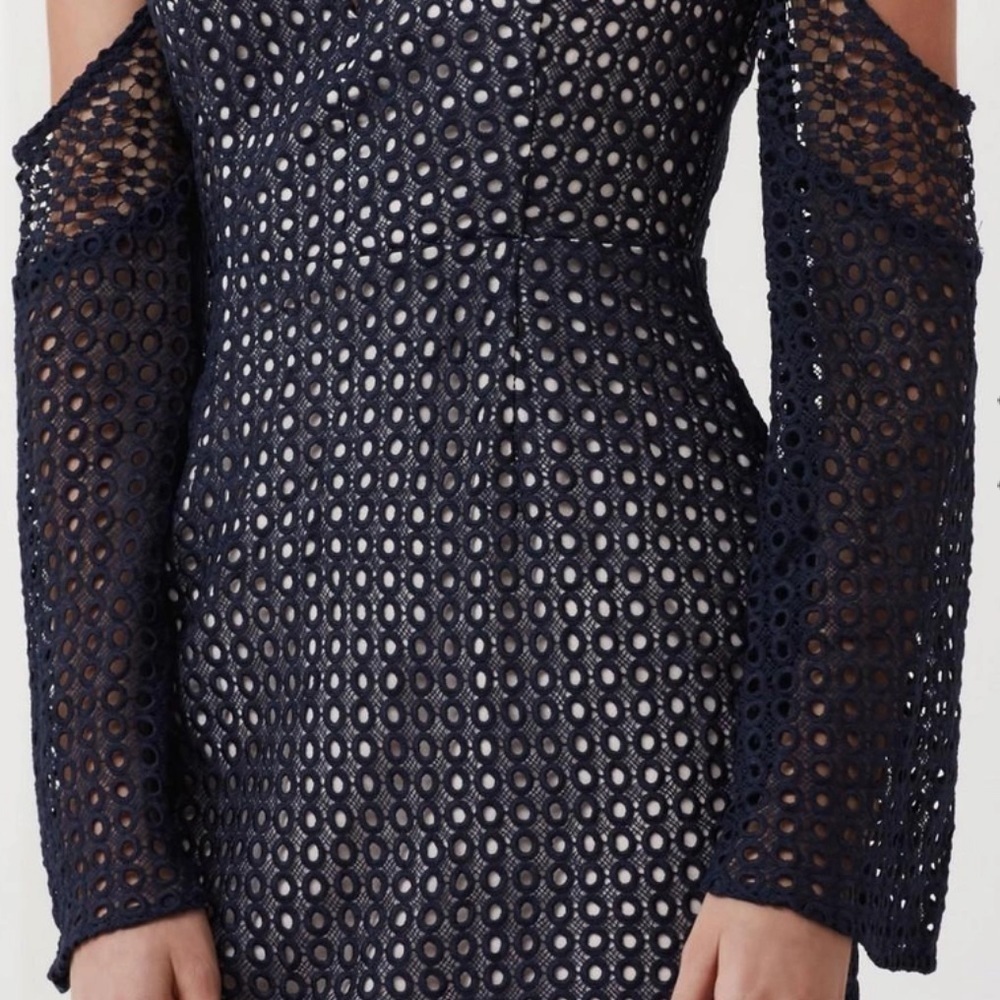 🅽🅴🆆 KEEPSAKE the label Easy Love retro asymmetrical bell sleeve mini dress, S - Picture 10 of 13